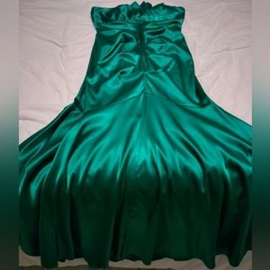 Wendye Chaitin Emerald Mermaid Princess Prom Formal Dress sz 13/14